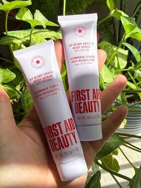 2 PCS First Aid Beauty KP Bump Eraser Body Scrub 10% AHA- New